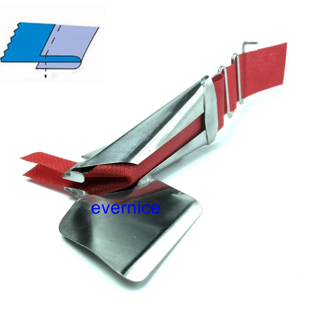 2 Sets Single Fold Raw Edge Right Angle Binder For Single Needle Sewing Machines