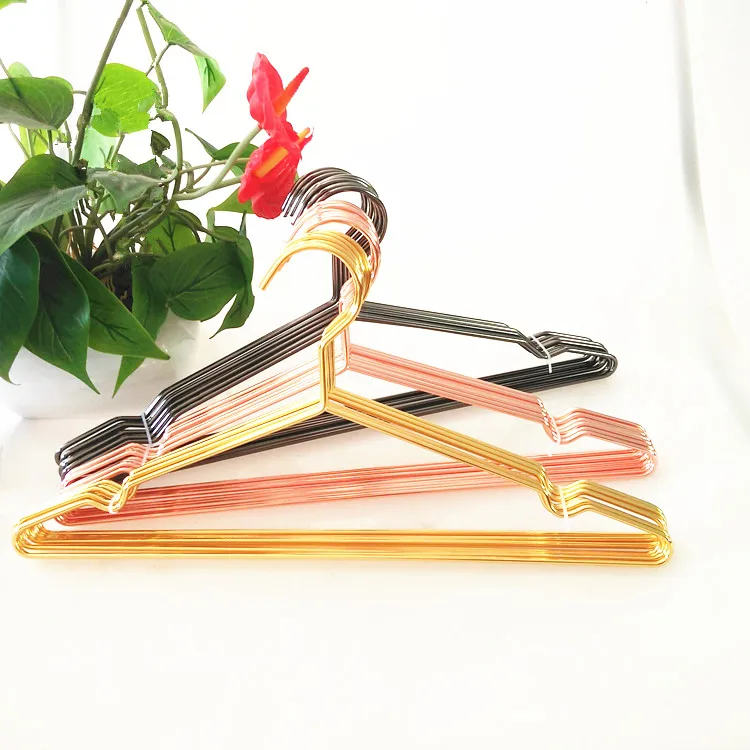 40CM Gold Strong Metal Wire Hangers Clothes Hangers, Coat Hanger, Standard Suit Hangers(20 pcs/Lot)