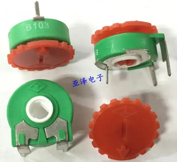 [VK] The T band Spanish potentiometer PT15-B10K B103 adjustable potentiometer for rotating adjustable resistance switch