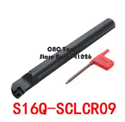 S16Q-SCLCR09/ S16Q-SCLCL09 Boring Bar,Internal turning tool,SCLCR/L CNC turning tool holder,Lathe cutting tool,for CCMT09T304/08