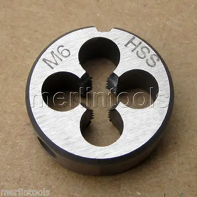 

6mm x 1 Metric HSS Right hand thread Die M6 x 1.0mm Pitch