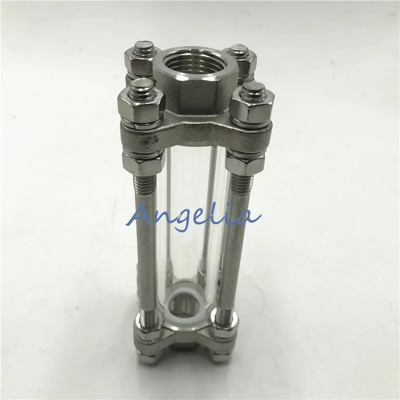 

1" NPT DN25 Female Thread Flow Indicator Stainless Steel 304 Sight Glass Water Oil