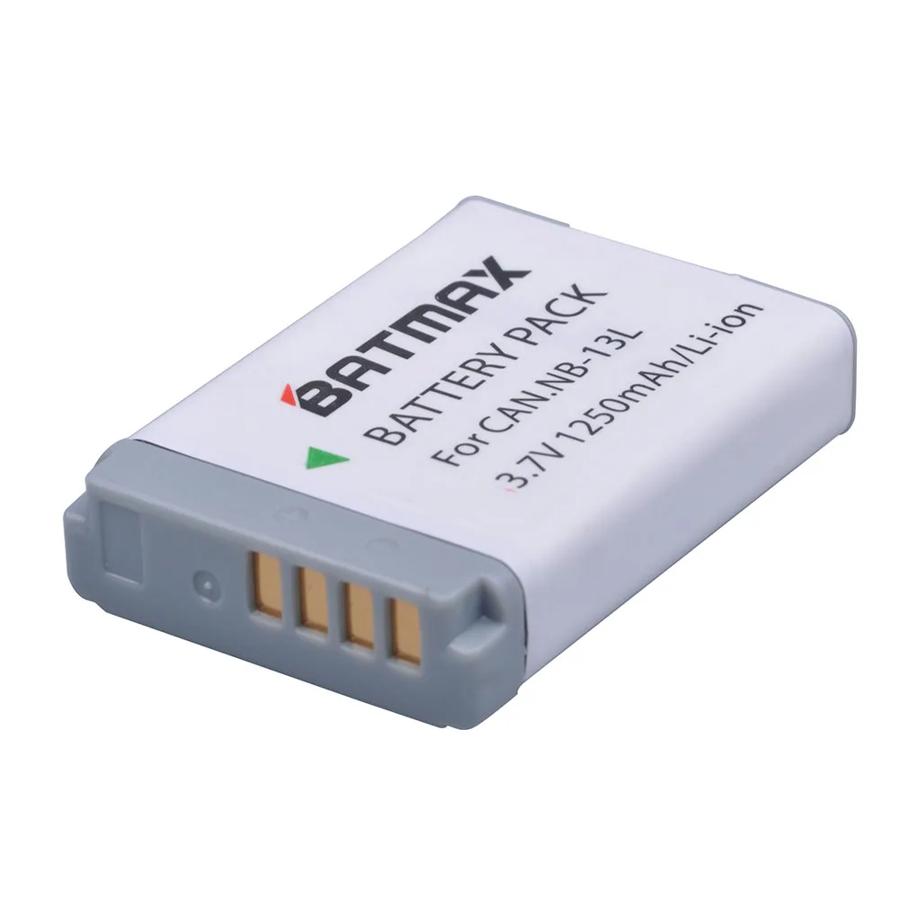 Batmax 1 قطعة NB-13L ملحوظة 13L NB13L بطارية الكاميرا ل كانون PowerShot G5X G7X G9X G7 X مارك الثاني SX720 HS كاميرا رقمية البطارية
