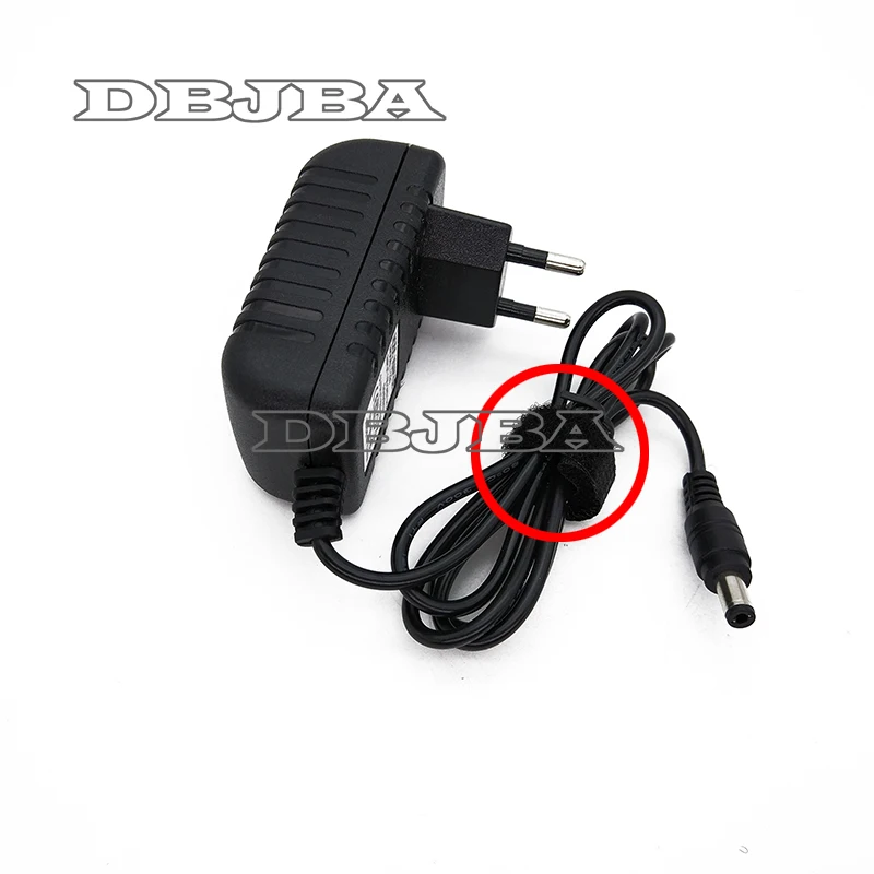 For 12V 3A 36W Power Adapter EU Plug Power Supply 220V 230V AC Input  For Led Light Strips or CCTV Products Output 5.5mm*2.1mm