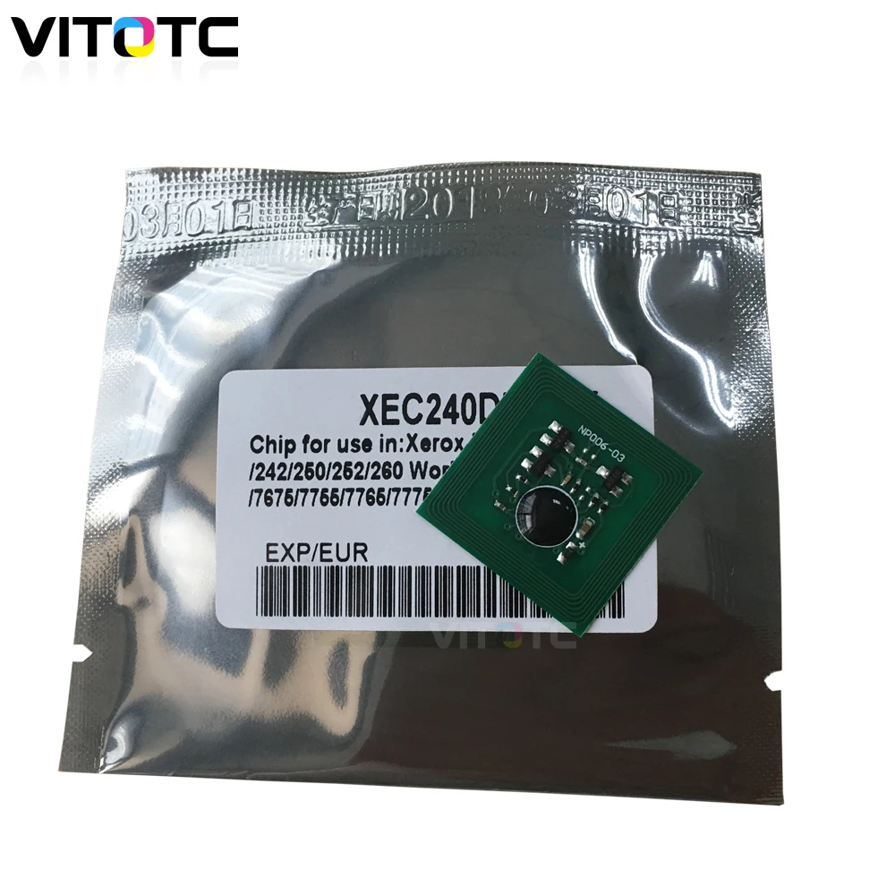 

Барабанный чип, 20 шт., совместимый с Xerox DocuColor dc240 242 250 252 260 270 Workcentre 7655 7665 7675 Барабанные чипы 013R00602 013R00603