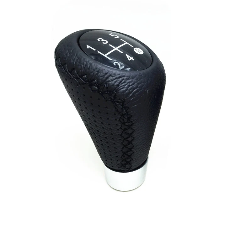 5 speed Manual Car Auto Genuine Leather Shifter Gear Stick Shift Knob For Toyota Estima Hiace Hilux Cruiser Matrix MR2