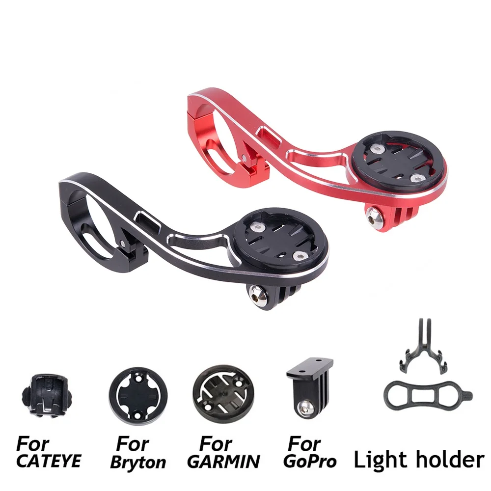 Out-Front MTB Bicycle GPS Computer Mount Gopro Sport Camera Holder Road Bike Handlebar Light Mount For GARMIN CATEYE Bryton