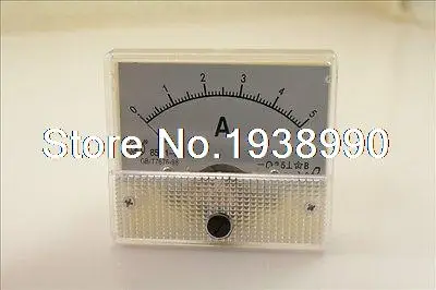 Analog AMP Current Panel Meter DC 0~5A 85C1 Ammeter