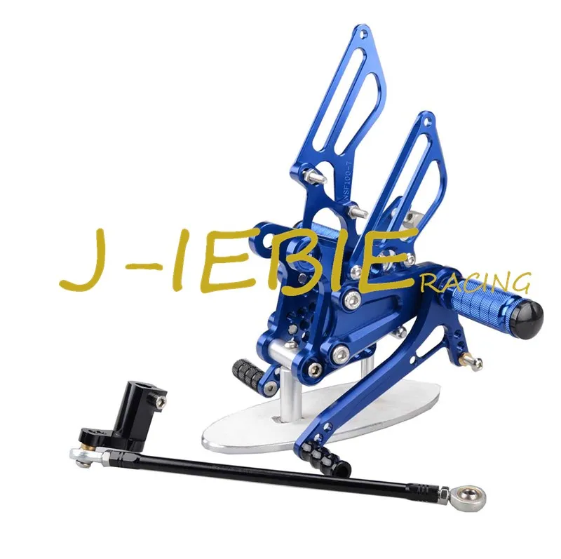 CNC Racing Rearset Adjustable Rear Sets Foot pegs Fit For Honda NSR50 NSF100 ALL YEARS BLUE