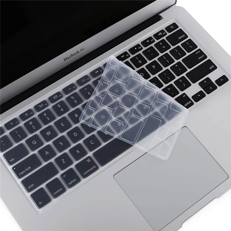 MOSISO Waterproof Silicone Keyboard Cover Protector For Macbook Air Pro with Retina 11 12 13 15 Touch Bar 2015 2016 2017 2018