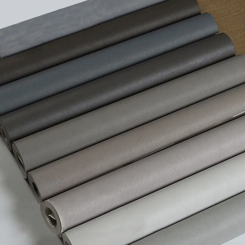 

10M Solid Color Texture Modern Wall Papers Home Decoration Nordic Style Silver Grey Wall Paper Roll Non Woven for Bedroom Walls