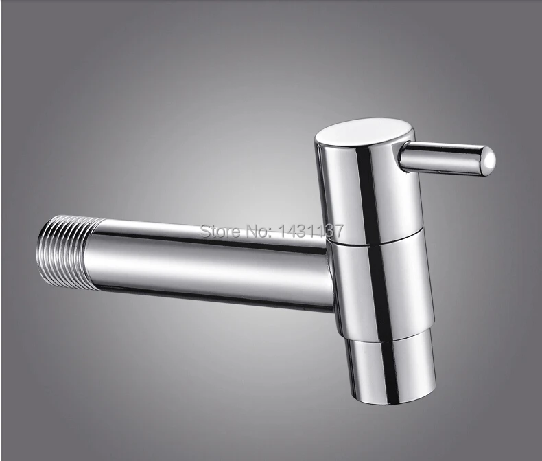 Free shipping Luxury wall mounted bib cocks bathroom washing machine tap faucet mixer outdoor faucet garden tap