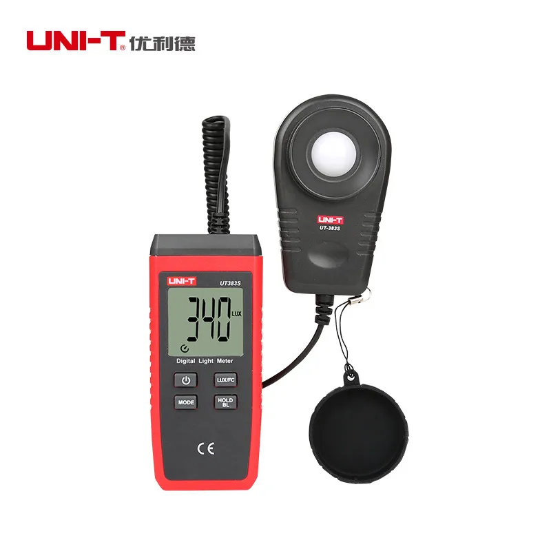 UNI-T UT383S Digital Light Meter; industrial / civilian portable split illuminometer / lux meter / photometer