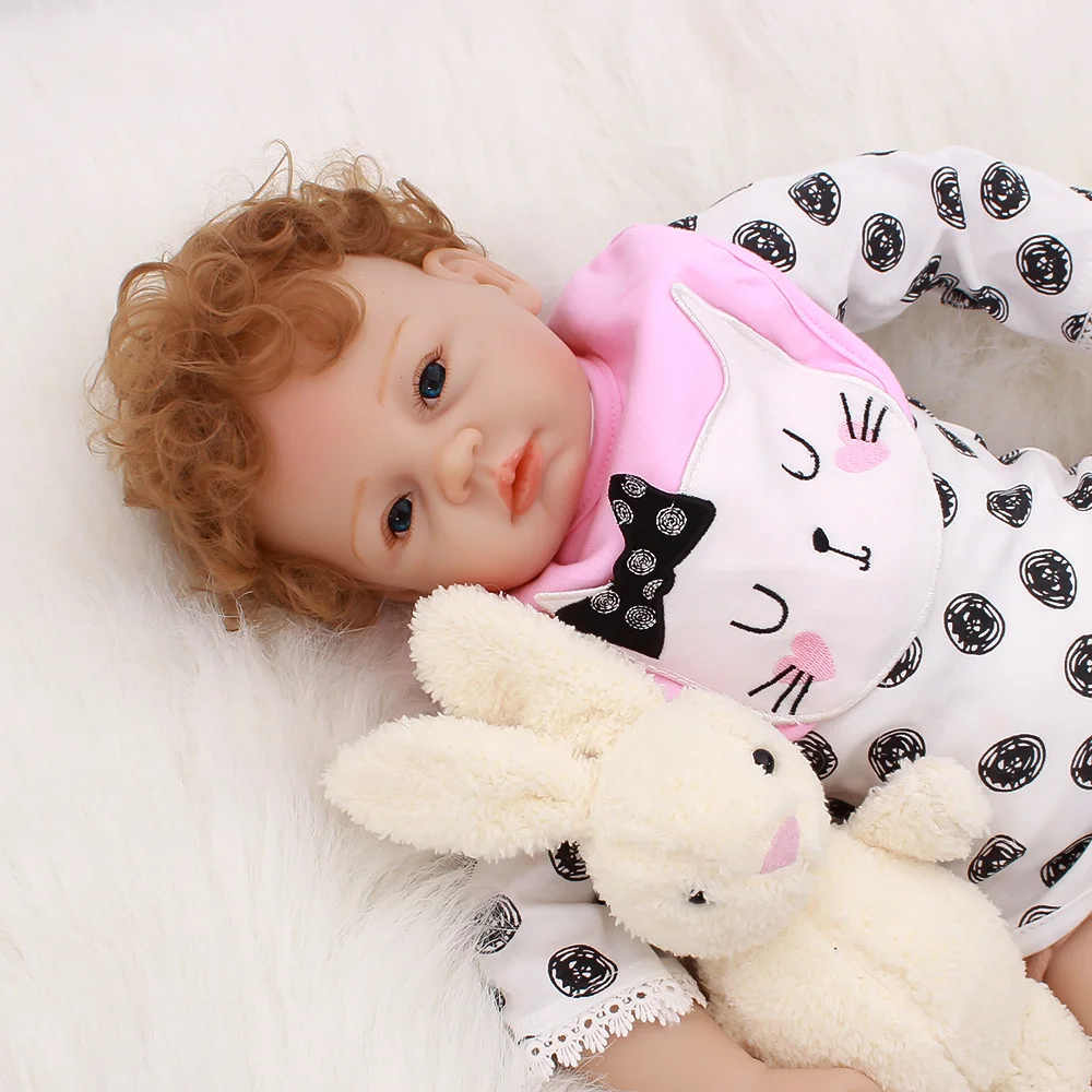 Soft silicone reborn baby  dolls 22