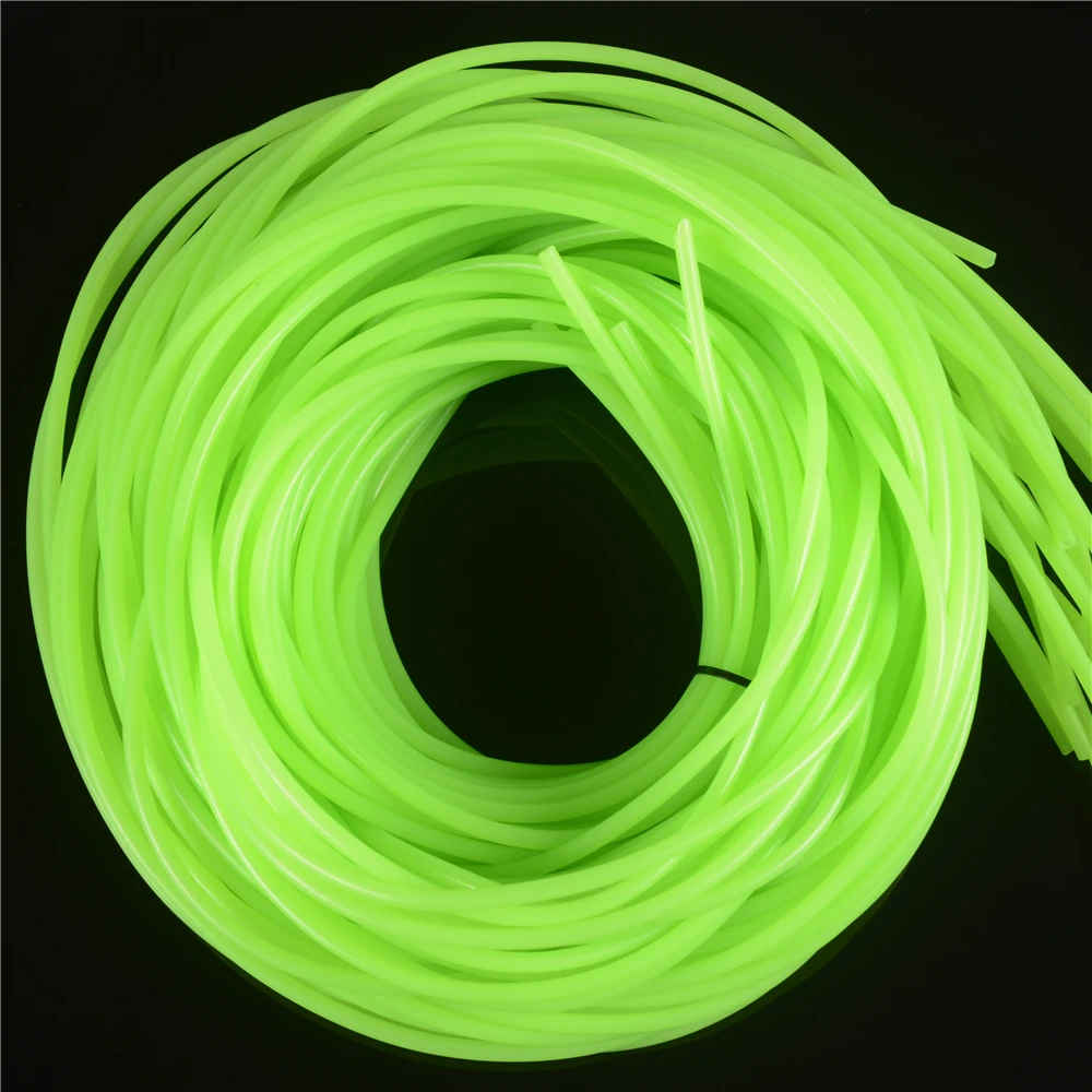 

9 Meter fly tying riging tube PVC lumo tubblings Fishing Material Luminous Tube for sea fishing tackle diy 4mm/3mm/2mm