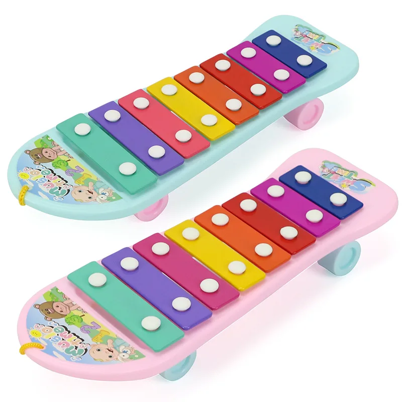 

Baby Piano Xylophone Musical Instruments Toys Brain Development Colorful Toys Hand Knock Piano Music Educational Toys for Kids