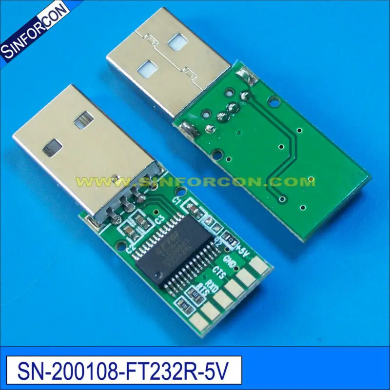 FT232R USB Uart TTL +5v Logic Level adapter cable  FTDI TTL-232R-3V3-WE TTL-232R-5V-WE