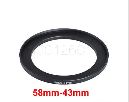 58 ملليمتر-43 ملليمتر 58-43 ملليمتر 58 إلى 43 التنحي تصفية عصابة محول ل مرشحات محولات عدسة عدسة هود عدسة كاب