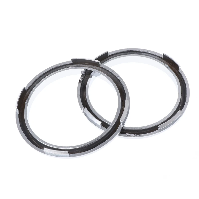 1 Pair Silver waterproof ABS Chrome Front Fog Light Lamp Cover Trim For 2 Mk2 2009-2012