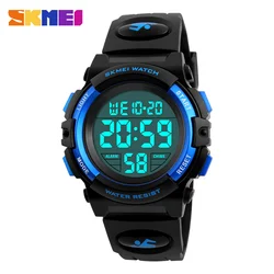 SKMEI Marke Kinder Uhren LED Digital Multifunktionale Wasserdichte Armbanduhren Outdoor Sport Uhren für Kinder Jungen Mädchen