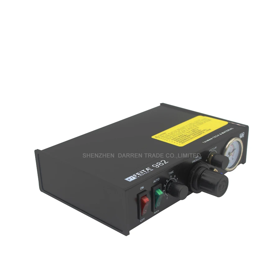Semi-Automatic Fluid Dispensing Machine Glue Dispenser Epoxy Resin Glue  Solder Paste Liquid Dispensing Controller FT-982