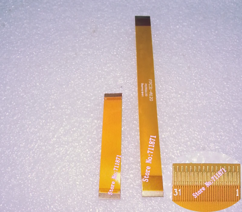 6cm 12cm 0.3 Pitch 31Pin FPC Cable Line Spacing 0.3mm 31Pin Flexible Printed Circuit 0.3mm Pitch 31 Pin FFC FPC Line Cable Wire
