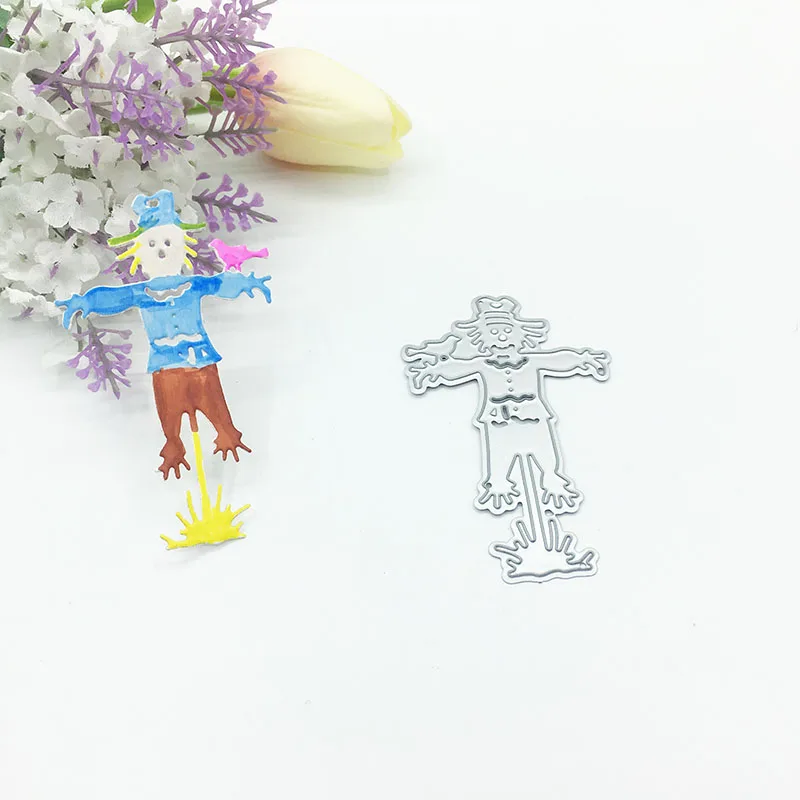 Julyarts Scarecrow Bird Metal Cutting Die Fustelle for Scrapbooking Nouveau Arrivage Stamps Die Metal Crafts Gift Die Cut Stitch