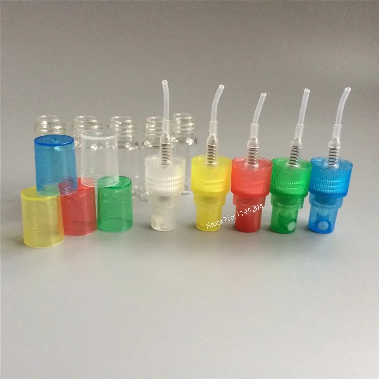 5Pcs/lot 3ml Empty Parfum Case With Colorful Mini Sample Perfume Bottle Atomizer Empty Glass Spray Bottles Refillable