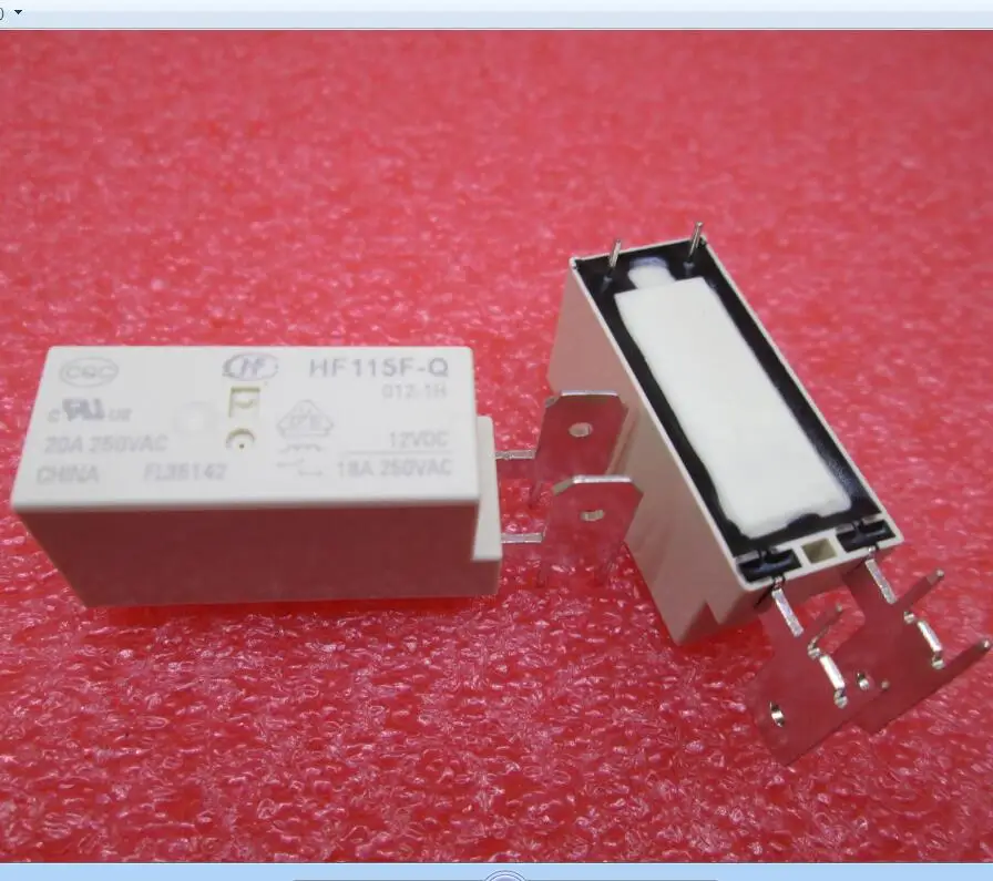NEW 12V relay HF115F-Q-012-1H HF115F-Q 012-1H JQX-115F-Q 012-1H 20A 12VDC 12V DC12V 20A 250VAC