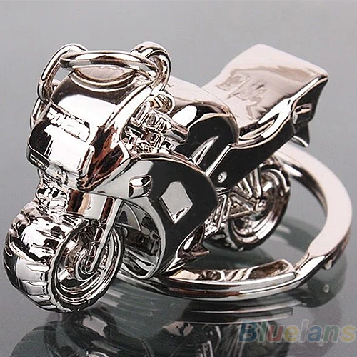 Fashion Men Cool Motorcycle Pendant Alloy Keychain Key Ring Key Chain Gift