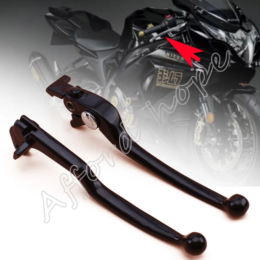 

1 пара тормозной рычаг сцепления черный для Suzuki GSXR 600 97-03 750 95-03 1000 01-04 TLR1000S 97-01 Бесплатная доставка