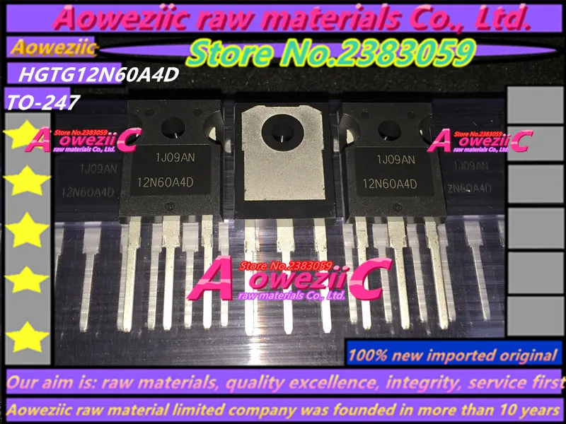 Aoweziic 2018+ 100% new imported original  HGTG12N60A4D 12N60A4D   NGTB50N60FLWG 50N60FL   FDL100N50F  100N50F TO-247 transistor