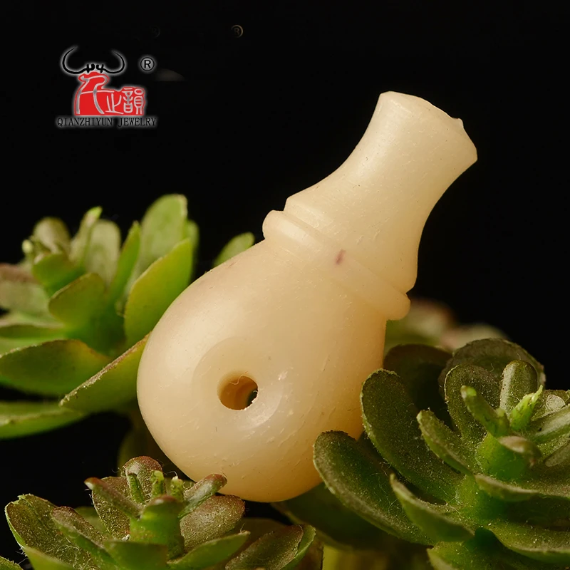 Natural yak bone integrated Tibetan buddhist head water drop three - way star of the Buddha - beads DIY accessories.