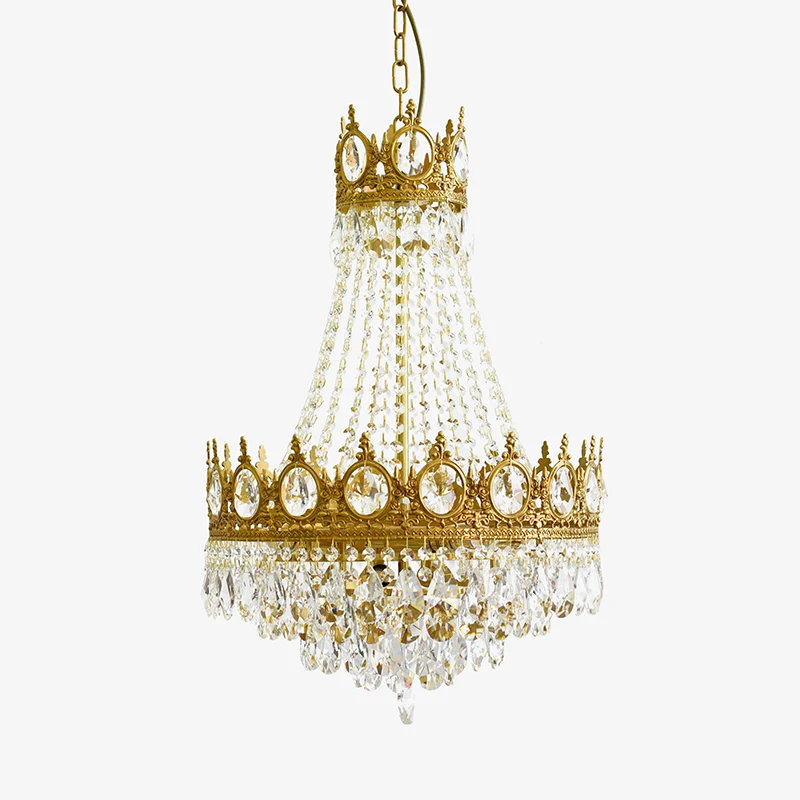 

Loft Industrial Lighting Pendant Lights Copper Retro Vintage Light Fixtures Nordic Cystal Hanging Lamp Bedroom Hanglampen