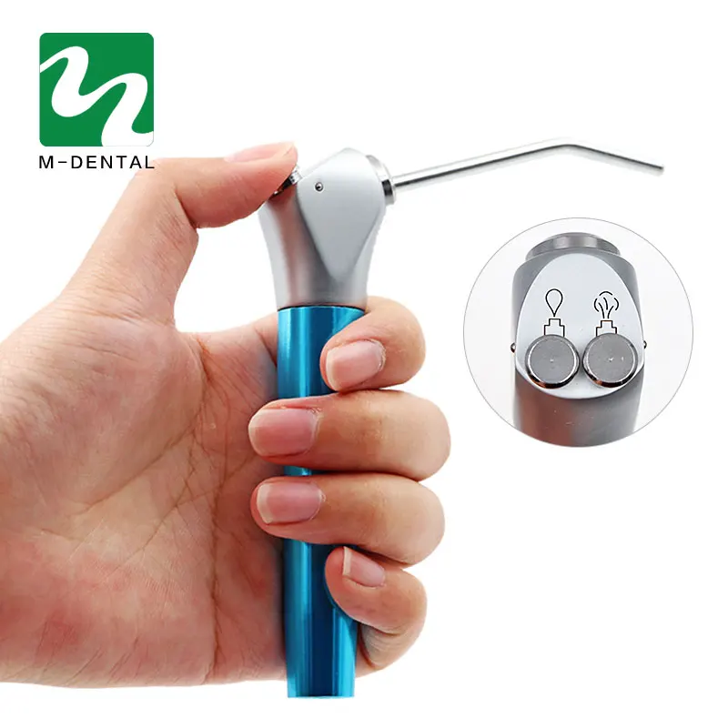 1 zestaw Dental woda powietrze Spray Triple 3 Way strzykawka rękojeść + 2 rozpylacze rury do laboratorium dentystyczne niebieski/zielony dostępne