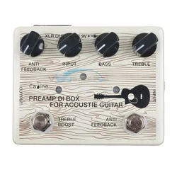 Caline CP-67 DI Box For Acoustic Guitar Pedal Effect 9V Guitar Effects Guitar Accessories Effect Pedal True Bypass Guitar Parts