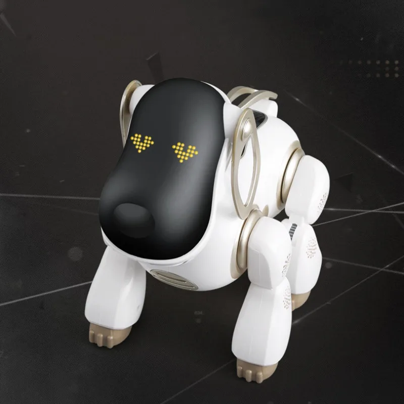 newest educational learning toy remote control rc robot dog pet toy simulation AI can singing speaking dancing play with child