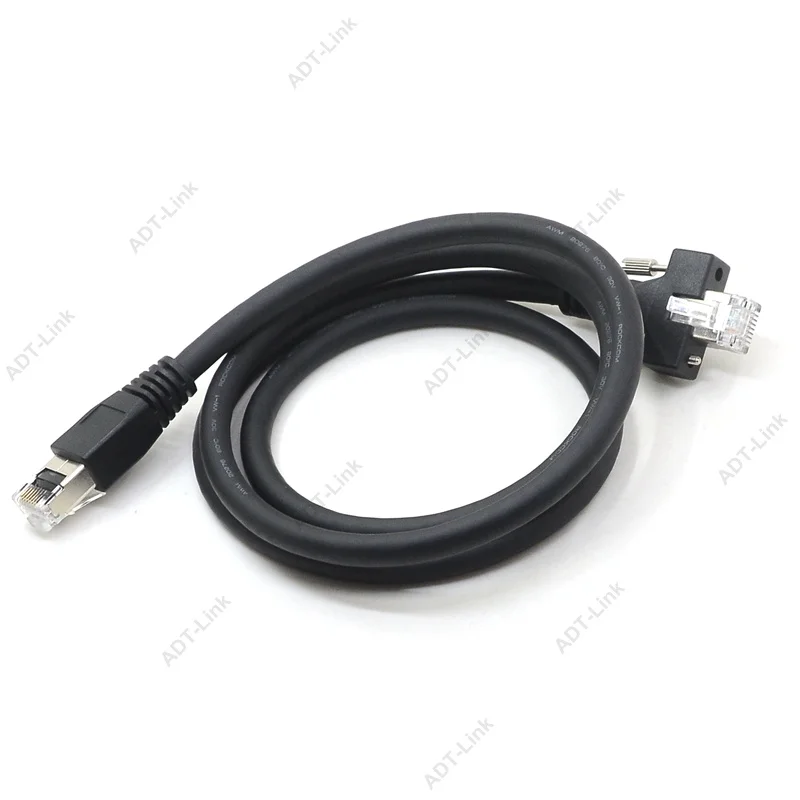 GigE Industrial Camera Network Cable RJ45 CAT6 8P8C Tow Chain Bending Tank Chain Screw Fixed for Basler Dalsa AVT Gigabit Wire