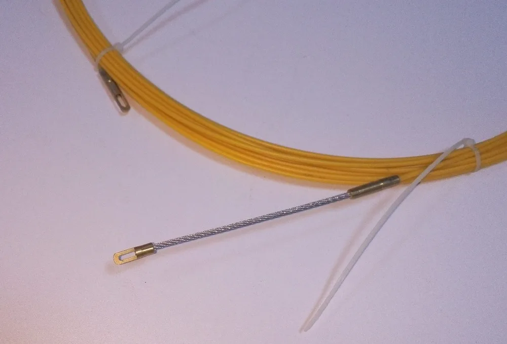 In fibra di vetro push pull asta di 3 millimetri in fibra di vetro nastro di pesce cavo estrattore filo puller cavo layting strumenti '30 metro