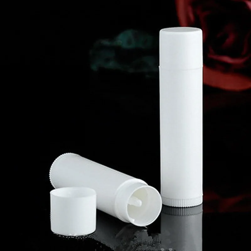 

50pcs/Lot Hot 5g PP Lipstick Tube Lip Balm Tube Plastic Tube New Material DIY Cosmetic Empty Jar Pot Makeup Container Bottle