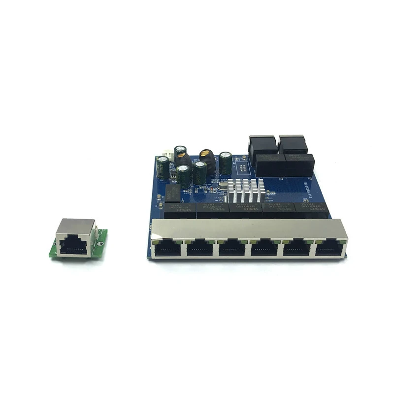 Módulo de Switch Ethernet Industrial 5 Portas Unmanaged10/100/1000 mbps placa PCBA PCBA OEM Portas Auto-sensing placa OEM Motherboard