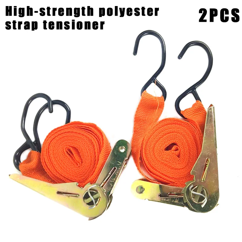 2 Pcs 4.5m Endless Ratchet Strap Tie Downs High Strength Multipurpose Durable Load Cargo F-Best