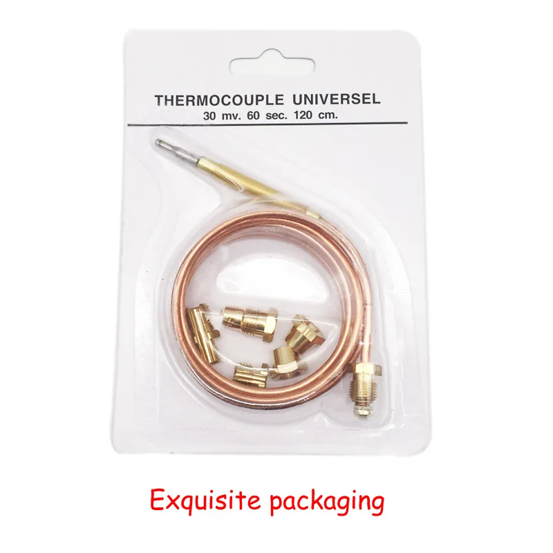 Earth Star 1200mm Gas Furnace Universal Thermocouple M6x0.75 Thermocouple Replacement With Five Screws Exquisite Packaging