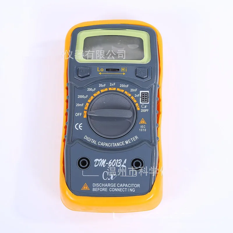 DM6243L Capacitance Meter Testre Inductance Meter Strap Blue Backlight LCR Meter Electronic Measuring Instruments