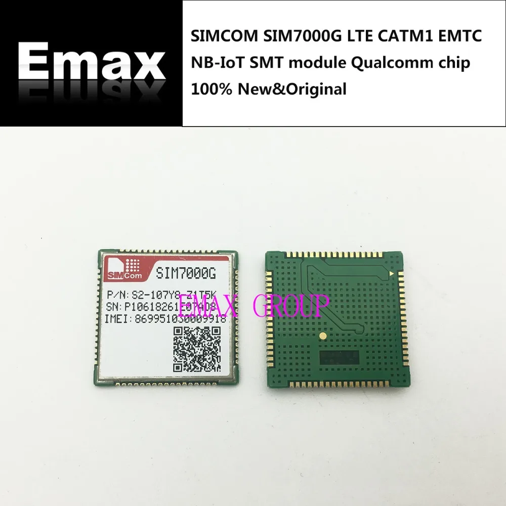 SIMCOM SIM7000G Global-Band FTE-LTE,TDD-LTE CATM1 EMTC NB-IoT SMT โมดูลชิป Qualcomm การแข่งขันกับ SIM900/SIM800F