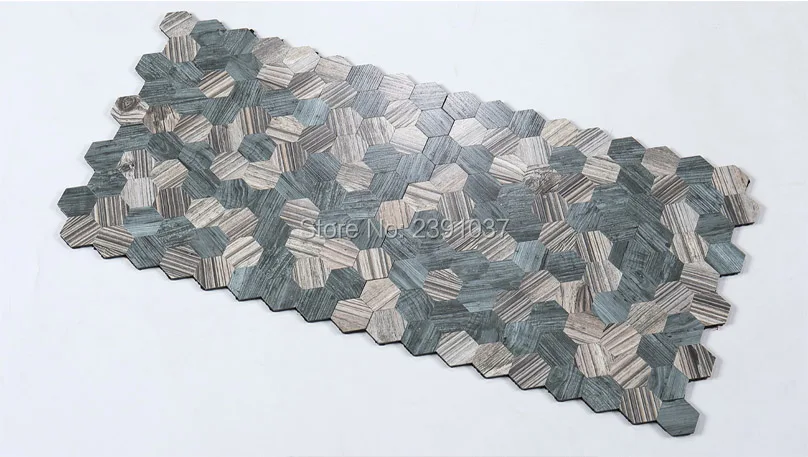 Self Adhesive Mosaic Tile, American Antique Metal Aluminum Plastic Plate, Size Mosaic Tiles for Kitchen, Backsplash Wall Panel