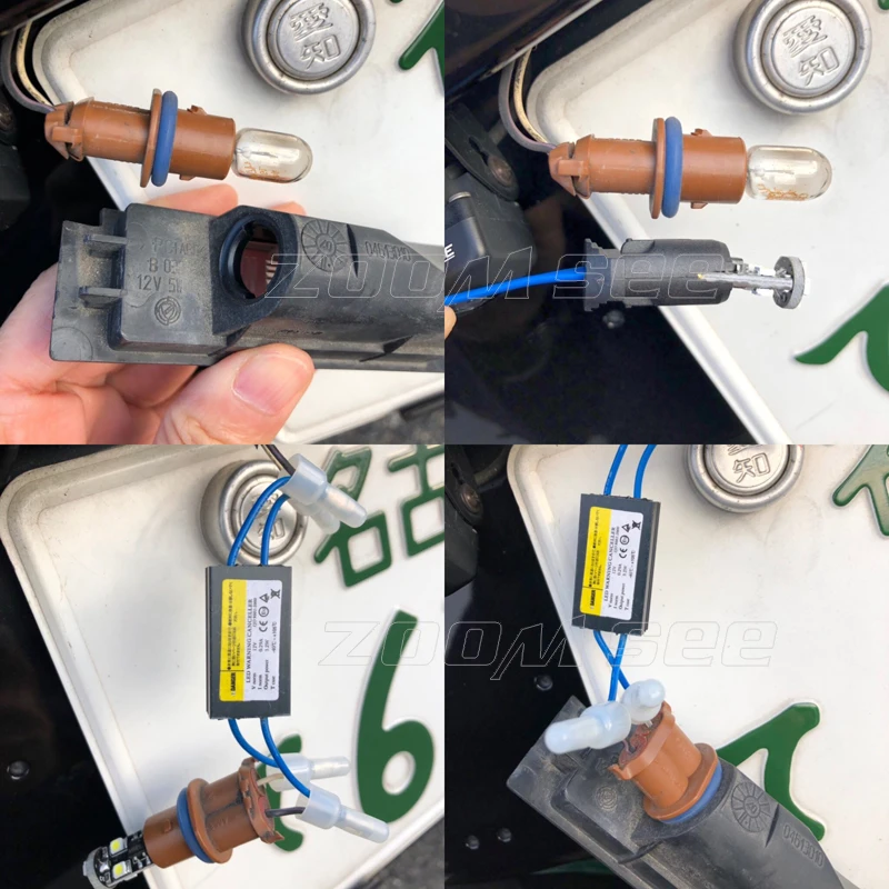 Canbus white Car LED Reverse backup tail lamp + LED plate Exterior light + LED Parking city bulb for Alfa Romeo 147  (2000-2010)