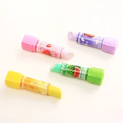 Lipstick Shape Eraser Girl Student Stationery Pencil Wiping Erasers School Office Supplies Kids Prize Gifts Studying Accessories