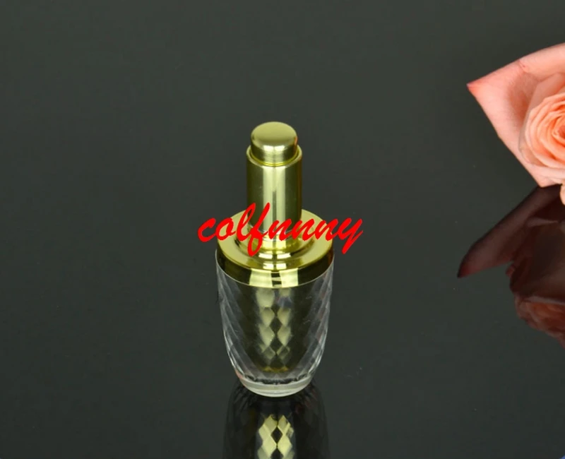 500pcs/lot Fast shipping 10ml Refillable Essence bottle for Essential Oil Perfume Acrylic cosmetic packaging bottle