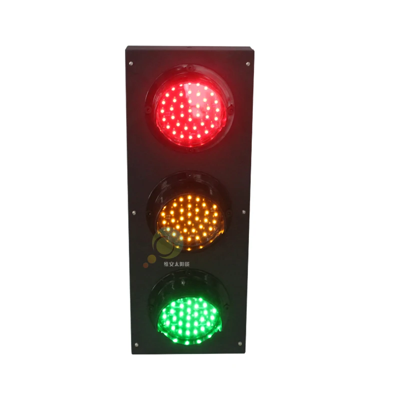 Shenzhen manufacturer parking lots traffic light mini 100mm traffic lights for school teaching led traffic light